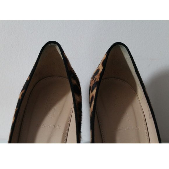 JCrew Collection Etta Calf Hair Pumps Size US 9.5 Hazelnut Leopard - Picture 10 of 10